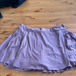 Lavender Pleated Skirt